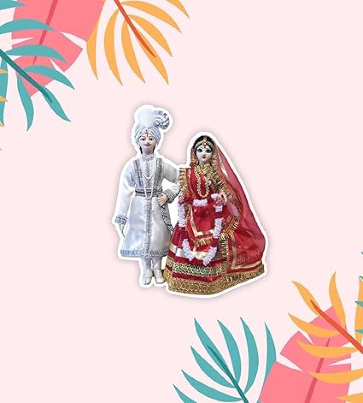 Rajasthan Theme Fridge Magnet   Indian Souvenir Gifts  Magnets for Kitchen & Home Décor  Refrigerator Magnet Sticker  Magnet for Fridge Decoration (Puppet Magnet)