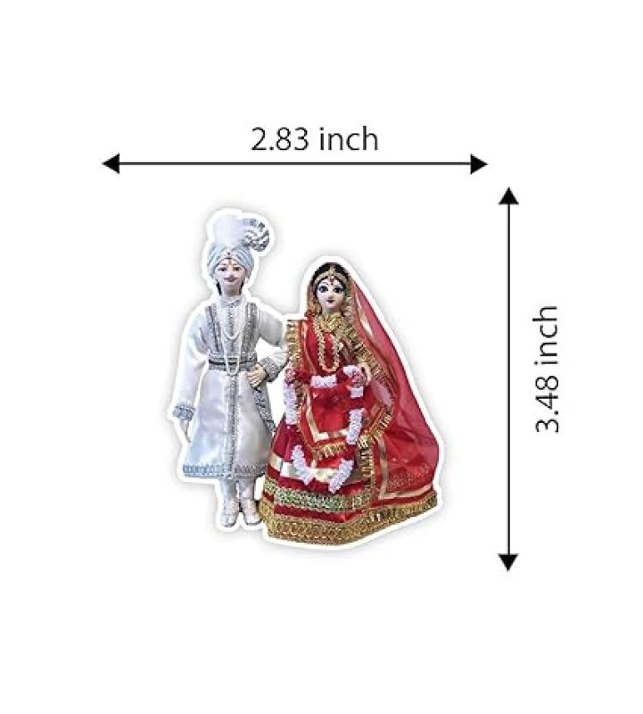 Rajasthan Theme Fridge Magnet   Indian Souvenir Gifts  Magnets for Kitchen & Home Décor  Refrigerator Magnet Sticker  Magnet for Fridge Decoration (Puppet Magnet)