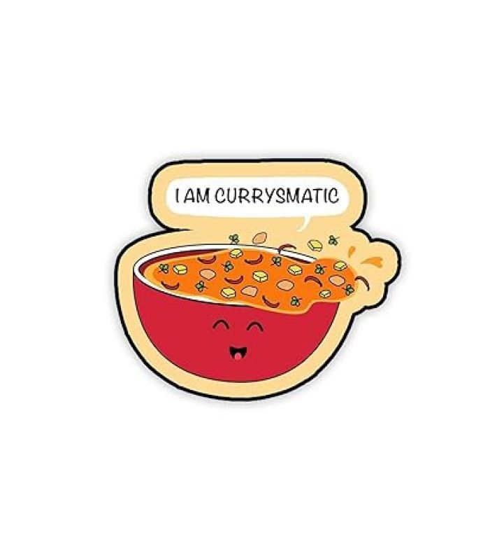 I Am Currysmatic Funny Fridge Magnet for Refrigerator   Best Souvenir Gift   Decorative Magnets for Refrigerator Office Home, Almira Decor Accessories Fridge