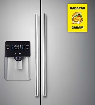 VadaPav Wooden Fridge Magnet Indian Souvenir Gifts  Home & Office Decor Magnet  Kitchen Decot Items  Fast Food Magnet Sticker for Refrigerator