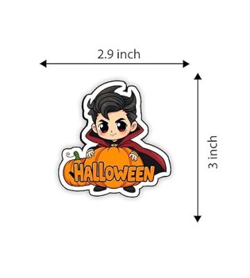 Wooden Fridge Magnet for Refrigerator Stylish  Decorative Items for Kitchen  Magnet for Almirah  Washing Machine  Indian Souvenir Gift Items (Halloween)
