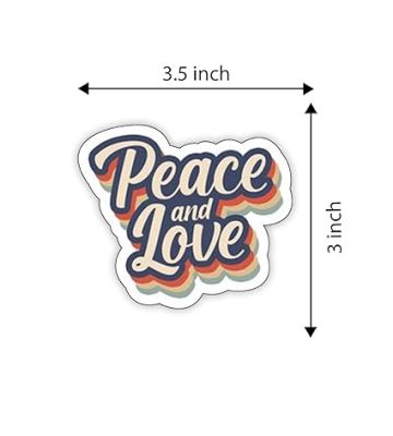 Wooden Fridge Magnet for Refrigerator Stylish  Decorative Items for Kitchen  Magnet for Almirah  Washing Machine  Indian Souvenir Gift Items (Peace & Love)