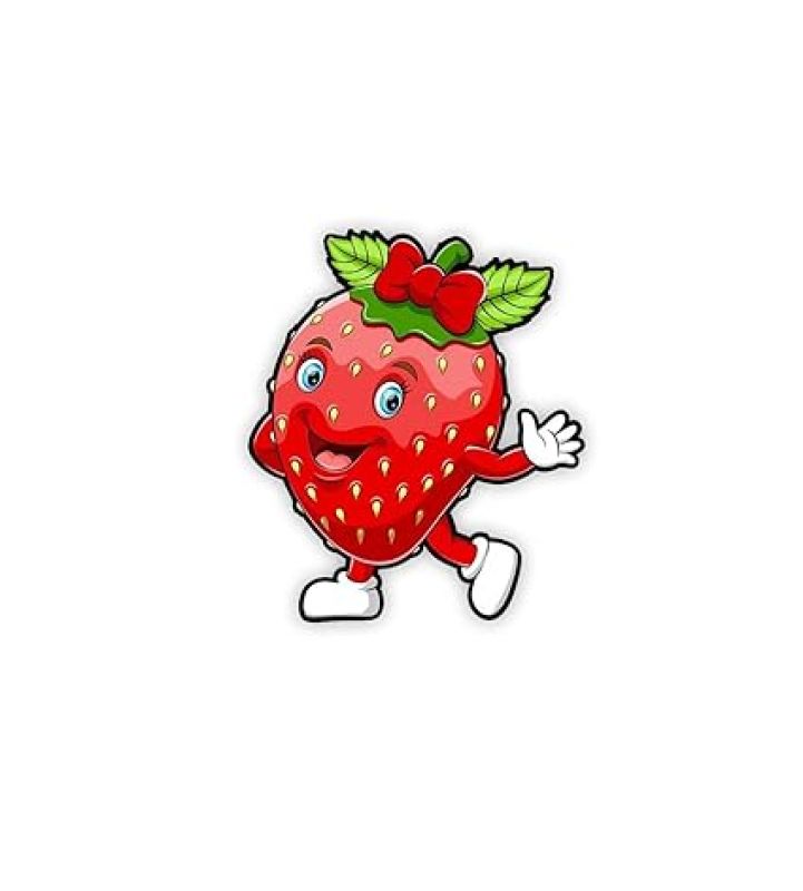 Wooden Fridge Magnet for Refrigerator Stylish  Decorative Items for Kitchen   Magnet for Almirah  Washing Machine  Indian Souvenir Gift Items (Strawberry)