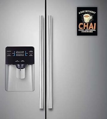 Chai Love Quote Fridge Magnet Stickers for Kitchen Decoration India Souvenir Decoration Items for Home Kitchen & Gift for Tea Lover  Funny Fridge Magnets (Chai Love)