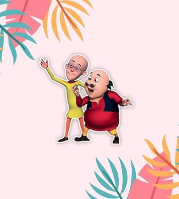 MotuPatlu  Cartoon Theme Fridge Magnet  Home & Kitchen Decor Magnet  Refrigerator Door Decoration  Attractive Cartoon Theme Magnet for Indoor Decoration
