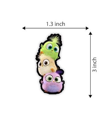 Bird Fridge Magnet for Refrigerator Stylish  Decorative Items for Kitchen & Home  Best Birthday Gifts for Kids  Cute Printed Bird Magnet Stickers (3 Cute Birds)