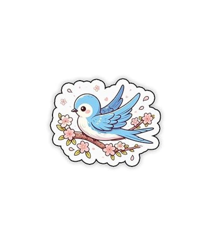 Bird Fridge Magnet for Refrigerator Stylish  Decorative Items for Kitchen & Home  Best Birthday Gifts for Kids  Cute Printed Bird Magnet Stickers (Cute Bird)