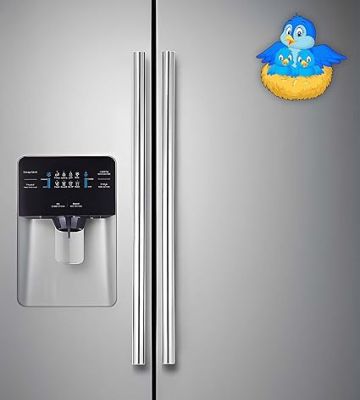 Bird Fridge Magnet for Refrigerator Stylish  Decorative Items for Kitchen & Home  Best Birthday Gifts for Kids  Cute Printed Bird Magnet Stickers (Mother Bird with Two Babies)