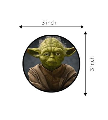 Anime Fridge Magnet Decorative Items for Home & Kitchen Decor  Gift for Kids  Cartoon Theme Magnet Stickers  Refrigerator Door Magnetic Stickers (Yoda256)