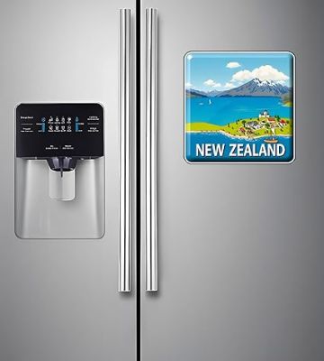Country Theme Souvenir Wooden Fridge Magnet for Refrigerator Door Magnet Sticker  Home & Kitchen Decor Accessories  Country Fridge Magnets (New Zealand Fridge Magnet)