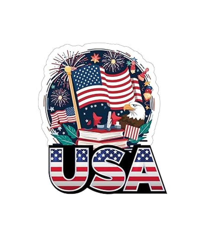 Country Theme Souvenir Wooden Fridge Magnet for Refrigerator Door Magnet Sticker  Home & Kitchen Decor Accessories  Country Fridge Magnets (USA Fridge Magnet)