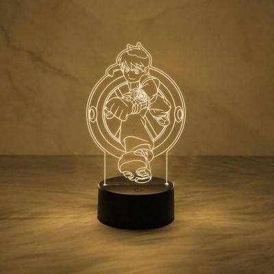 Ben 10 Cartoon Character Night Lamp  Lamp for Kids Room Decor Light  Warm White Light  Birthday Gift Lamp