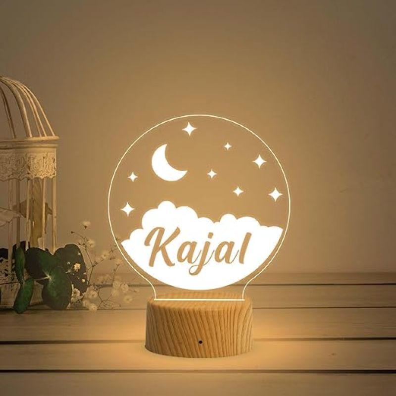 Personalized Name Cloud Lamp  Customized Gifts for Kids Baby Girl Lamp  Cute Night Lamp, Birthday Gifts  Warm White Light