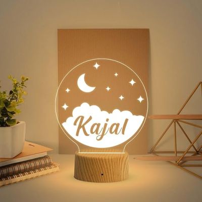 Personalized Name Cloud Lamp  Customized Gifts for Kids Baby Girl Lamp  Cute Night Lamp, Birthday Gifts  Warm White Light