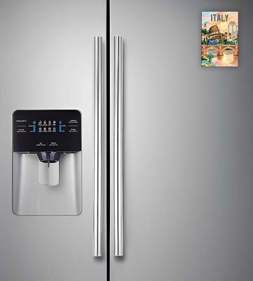 Wooden Fridge Magnet Indian Souvenir Gift Items  Gift for Travels  Decorative Magnet for Kitchen, Refrigerator Door, Home Decor (Italy)
