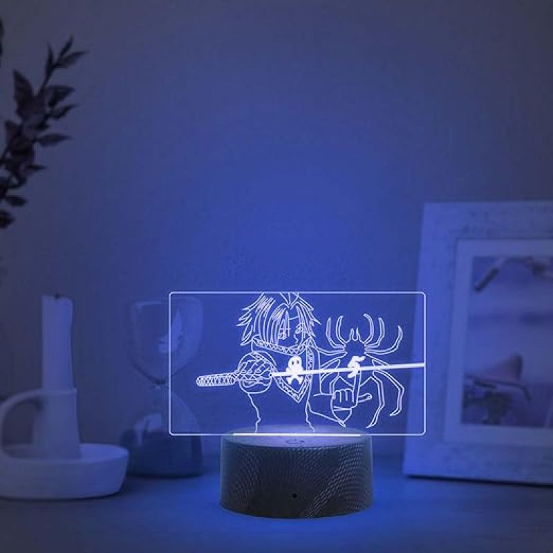 3D Illusion FeitanHunterXHunter Anime LED Night Light for Kids Bedroom Decor  7 Color Changing Light  Anime Home Decor Light