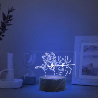 3D Illusion FeitanHunterXHunter Anime LED Night Light for Kids Bedroom Decor  7 Color Changing Light  Anime Home Decor Light