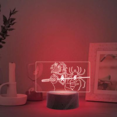 3D Illusion FeitanHunterXHunter Anime LED Night Light for Kids Bedroom Decor  7 Color Changing Light  Anime Home Decor Light