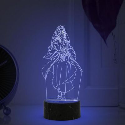 3D Illusion YoriichiTsugikuni  Anime Lamp with 7 Color Changing Light  Kids Room Decor Light  Gift for Anime Lover  Birthday Gift