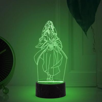 3D Illusion YoriichiTsugikuni  Anime Lamp with 7 Color Changing Light  Kids Room Decor Light  Gift for Anime Lover  Birthday Gift