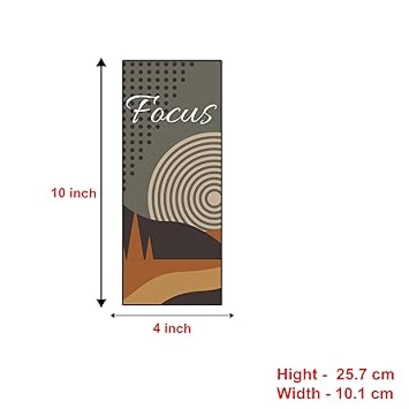 Inspirational Boho Prints Wall Hanging   Focus Presence Courage Wall Art Decor for Living Room Bedroom Kitchen Bathroom Office  Modern Wall Decorative Accessories for Decoration