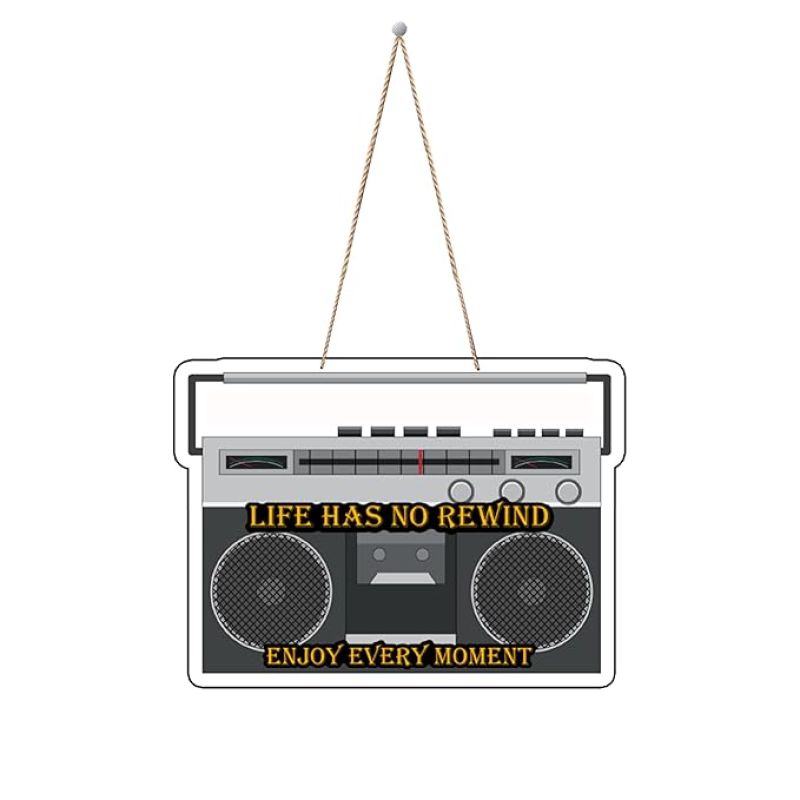Radio Design Wooden Wall Hanging for Home Decoration  Gift for Music Lover  Bedroom Living Room & Gaming Room Decoration  Wall Hanging Decoration