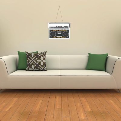 Radio Design Wooden Wall Hanging for Home Decoration  Gift for Music Lover  Bedroom Living Room & Gaming Room Decoration  Wall Hanging Decoration