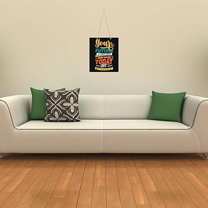 Motivational Wall Hangings for Room Wall Decoration of Bedroom, Office, Living room  Inspirational Quote Printed Wall Art Decor