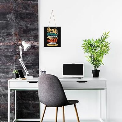 Motivational Wall Hangings for Room Wall Decoration of Bedroom, Office, Living room  Inspirational Quote Printed Wall Art Decor