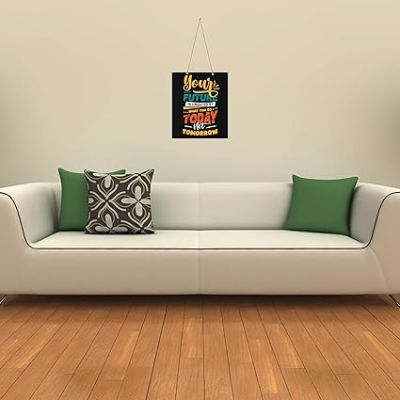 Motivational Wall Hangings for Room Wall Decoration of Bedroom, Office, Living room  Inspirational Quote Printed Wall Art Decor