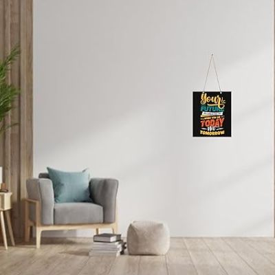 Motivational Wall Hangings for Room Wall Decoration of Bedroom, Office, Living room  Inspirational Quote Printed Wall Art Decor