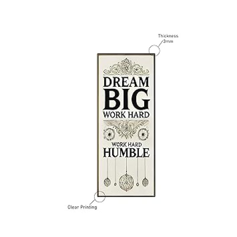 Inspiring Quotes Wooden Wall Hanger for Home Decor  Modern Wall Decorative Accessories for Decoration  Wall Artwork For Hall Decor  Motivational Thoughts Wall Hanging