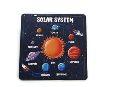 Solar System Jigsaw Wooden Puzzle for Kids of Age 4-5 Years -9 Pcs  Educational Puzzle  Gift for Kids  Brain Booster Games