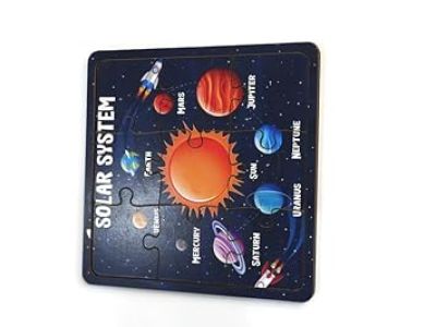 Solar System Jigsaw Wooden Puzzle for Kids of Age 4-5 Years -9 Pcs  Educational Puzzle  Gift for Kids  Brain Booster Games