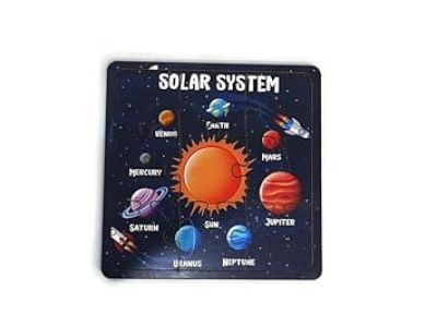 Solar System Jigsaw Wooden Puzzle for Kids of Age 4-5 Years -9 Pcs  Educational Puzzle  Gift for Kids  Brain Booster Games