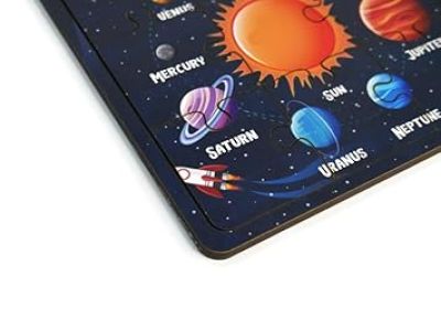 Solar System Jigsaw Wooden Puzzle for Kids of Age 4-5 Years -9 Pcs  Educational Puzzle  Gift for Kids  Brain Booster Games