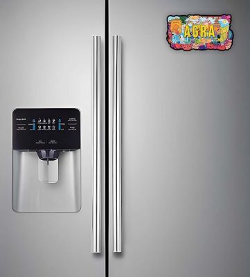 Agra Fridge Magnet Souvenir Gift for Tourist Kitchen Decoration Refrigerator Door Decor Sticker  Magnet for Refrigerator Whiteboard, Kitchen, and Office (Agra Fridge Magnet)
