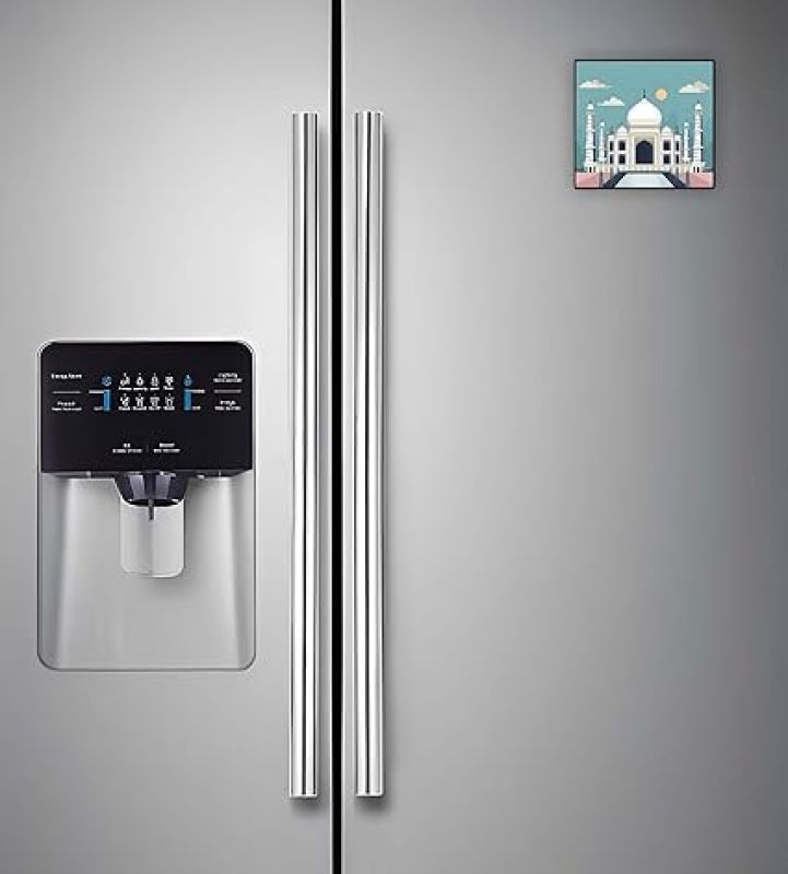Agra Fridge Magnet Souvenir Gift for Tourist Kitchen Decoration Refrigerator Door Decor Sticker  Magnet for Refrigerator Whiteboard, Kitchen, and Office (Design 5)