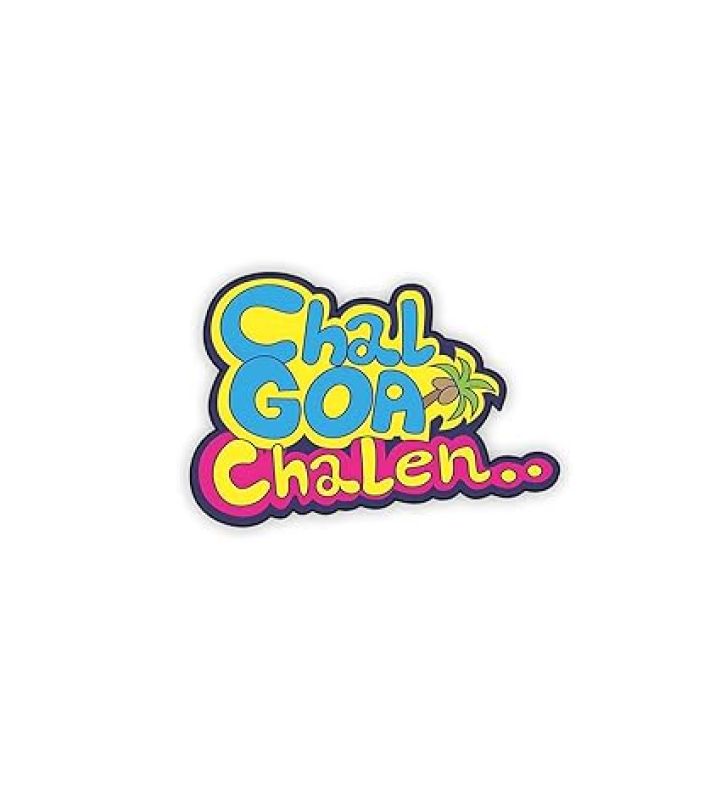 Goa Theme Fridge Magnet Refrigerator Stylish Fridge Magnet Home & Kitchen Decor  Travels Magnet Sticker  Souvenir Fridge Magnets (Chal Goa Chle Fridge Magnet)