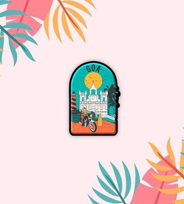 Goa Theme Fridge Magnet Refrigerator Stylish Fridge Magnet Home & Kitchen Decor  Travels Magnet Sticker  Souvenir Fridge Magnets (Goa Magnet2)