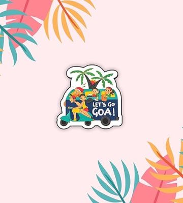 Features vibrant imagery inspired by Goa’s beautiful beaches, landscapes, and culture, capturing the essence of this tropical paradise. Perfect for refrigerators, whiteboards, lockers, and any metal surface, adding a cheerful touch to home or office