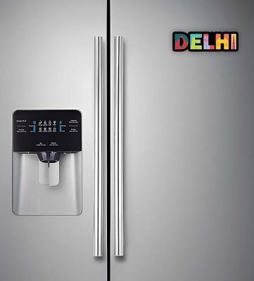 Indian State Theme Wooden Fridge Magnet  Magnet for Home Office Kitchen Refrigerator Door Stylish Decor Souvenir Gift  Indoor Decorative Gift Item (Delhi Fridge Magnet)