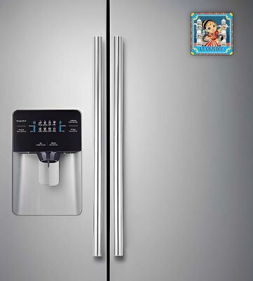 Indian State Theme Wooden Fridge Magnet  Magnet for Home Office Kitchen Refrigerator Door Stylish Decor Souvenir Gift  Indoor Decorative Gift Item (Lucknow Magnet)