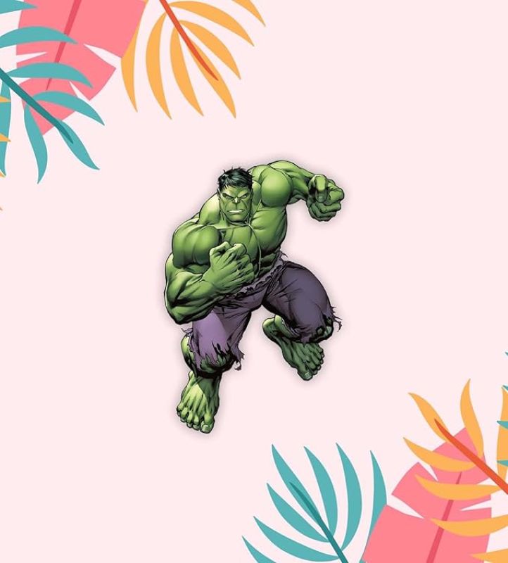 Fridge Magnet Decorative Items for Home & Kitchen Decor  Gift for Kids  Cartoon Theme Magnet Stickers  Printed Magnet for Kids Room Decoration (Hulk)