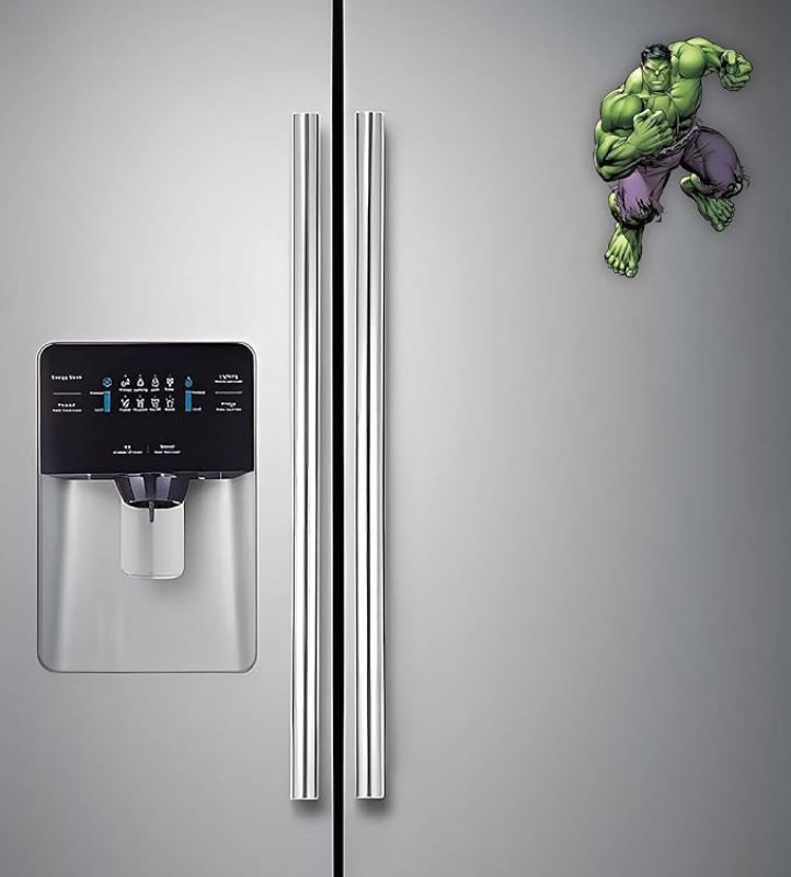 Fridge Magnet Decorative Items for Home & Kitchen Decor  Gift for Kids  Cartoon Theme Magnet Stickers  Printed Magnet for Kids Room Decoration (Hulk)