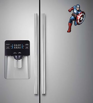 Avengers Wooden Fridge Magnet  Refrigerator Magnet Sticker  Marvel Characters Fridge Magnet Stickers  Gift for Marvels Lovers  Gift for Kids  Home Decor Magnet (Captain America)