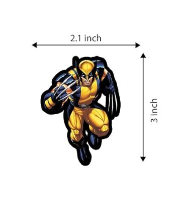 Avengers Wooden Fridge Magnet | Refrigerator Magnet Sticker  Marvel Characters Fridge Magnet Stickers  Gift for Marvels Lovers  Gift for Kids  Home Decor Magnet (Wolverine258