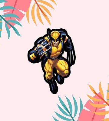 Avengers Wooden Fridge Magnet | Refrigerator Magnet Sticker  Marvel Characters Fridge Magnet Stickers  Gift for Marvels Lovers  Gift for Kids  Home Decor Magnet (Wolverine258