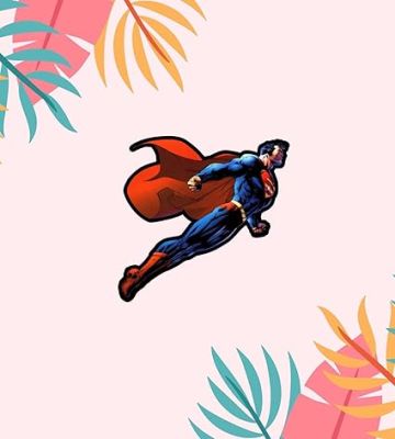 Avengers Wooden Fridge Magnet  Refrigerator Magnet Sticker  Marvel Characters Fridge Magnet Stickers  Gift for Marvels Lovers  Gift for Kids  Home Decor Magnet (Superman)