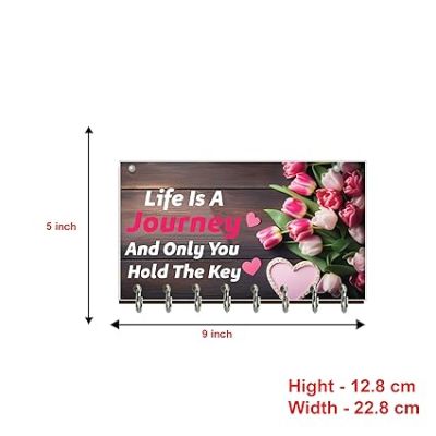 Wooden Key Holder for Wall  Home Decor Items for Wall  Key Holder for Office & Home Wall Decoration  Beautiful Key Organizer for Home Decoration  Key Stand